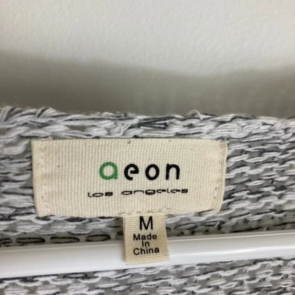 Womens Aeon Hayden Cross Over Sweater‎ Gray M